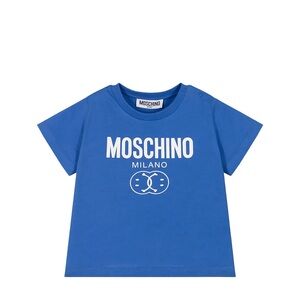 MOSCHINO KIDS MILANO SMILEY T-SHIRT fits 6-7 unisex girls or boys